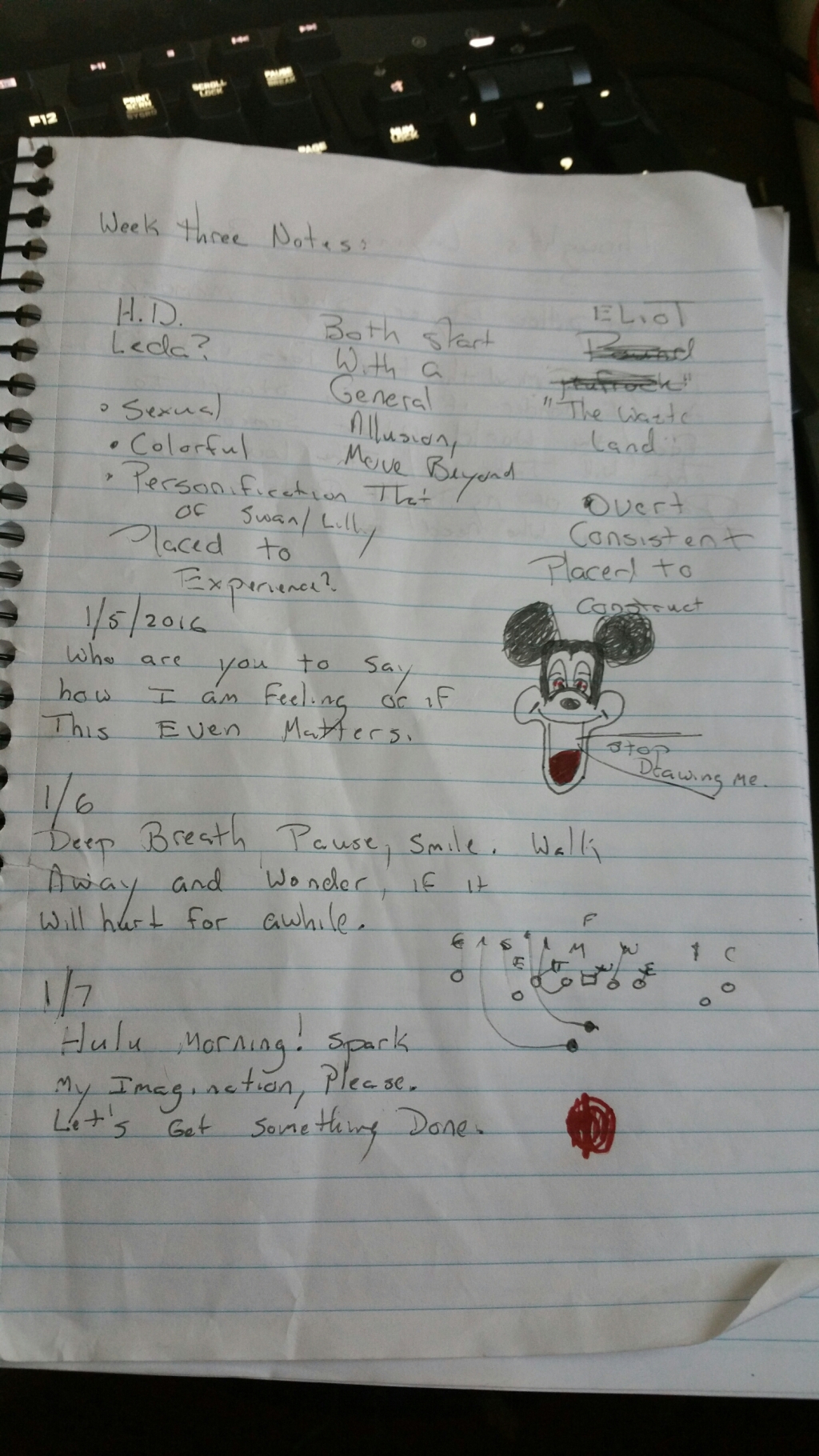 Notebook Page #3